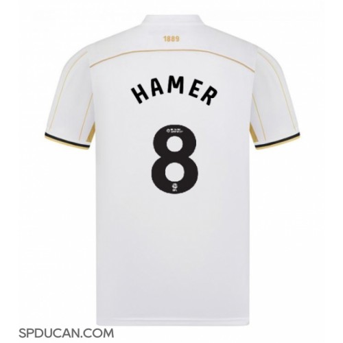 Muški Nogometni Dres Sheffield United Gustavo Hamer #8 Gostujuci 2025-26 Kratak Rukav Muški Nogometni Dres Sheffield United Gustavo Hamer #8 Gostujuci 2025-26 Kratak Rukav